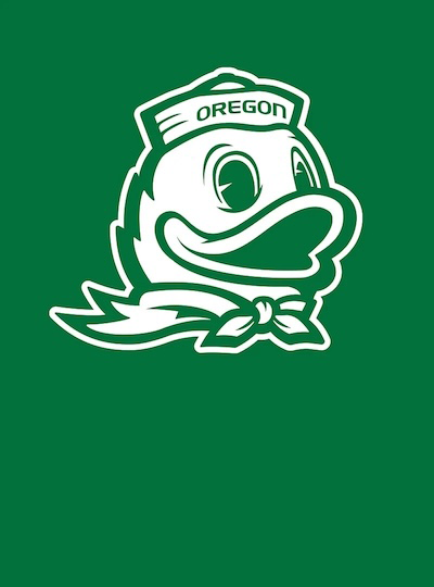 UO mascot mark of the Duck